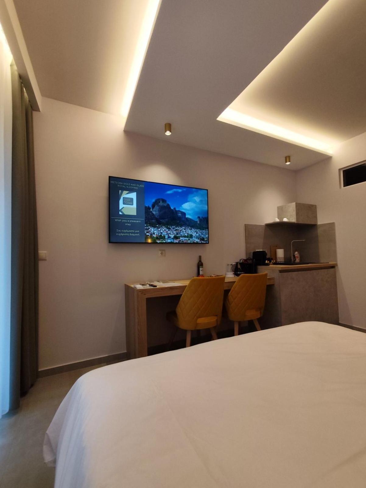 Meteora Gold And Glass Kalampáka Ngoại thất bức ảnh
